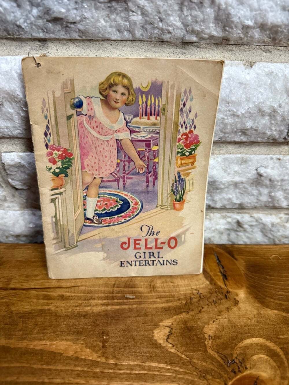 The Jell-O Girl Entertains recipe booklet Rose O'Neill illustrations c 1920